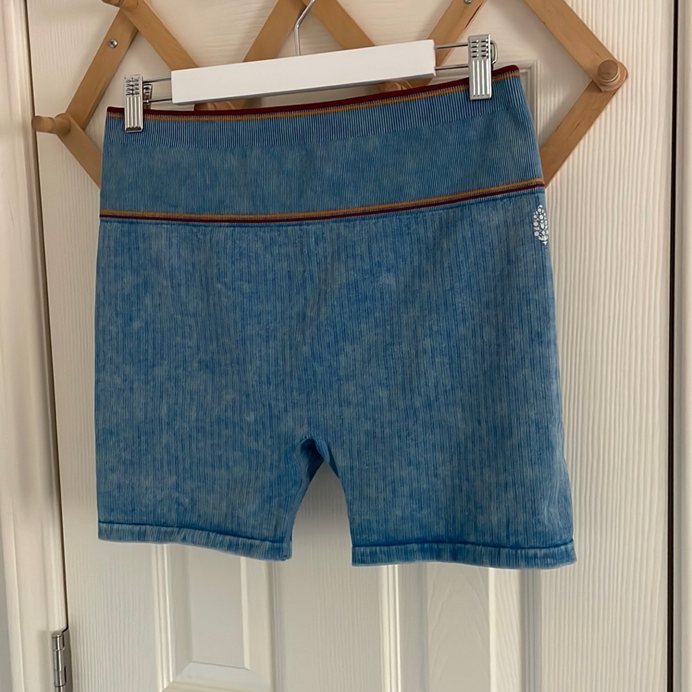 FP Movement by Free People Blue Bike Shorts